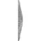 Ekena Millwork Shakuras Ceiling Medallion (Fits Canopies up to 5"), 24"OD x 3"P, Ultra Pure White Crackle CM24SHUWC - alternate 4